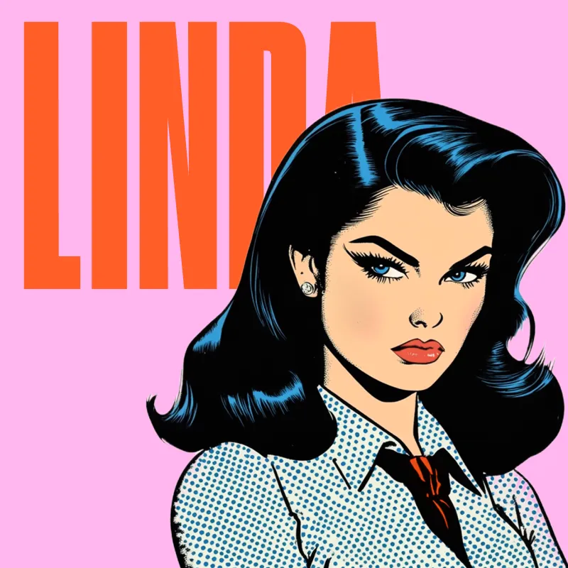 Linda, Legal Assistant character illustration